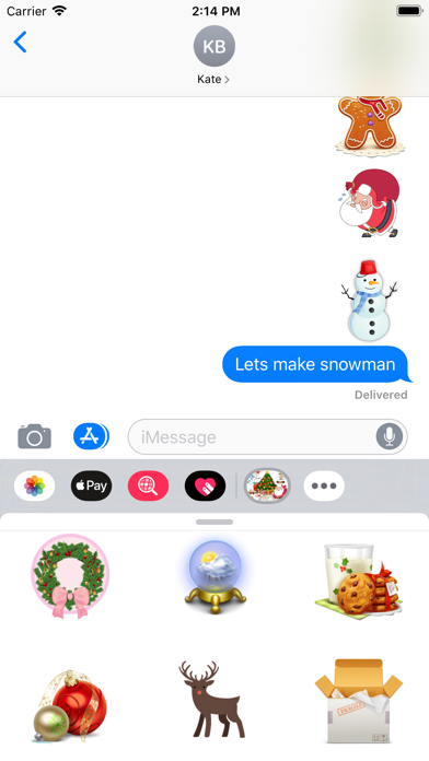 Christmas stickers for 2018 screenshot 2