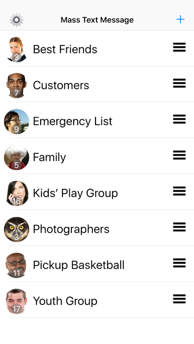 Screenshot #1 pour Mass Text Message Basic