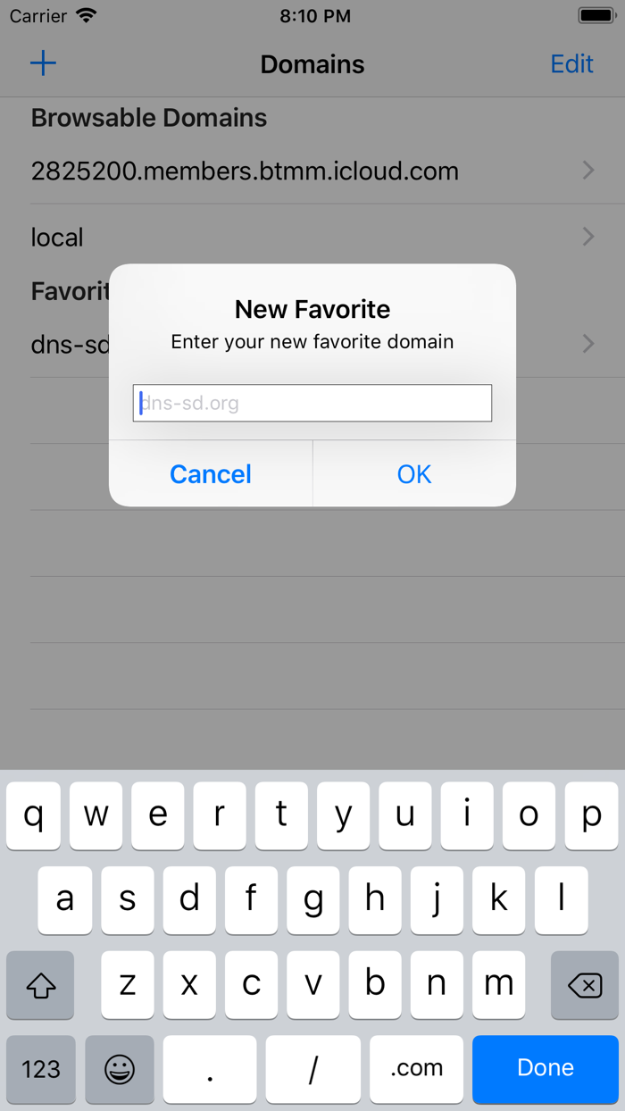 Discovery - DNS-SD Browser