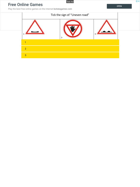 Screenshot #6 pour Highway Traffic Signs Quiz