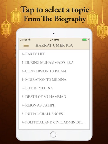 Hazrat Umar Farooq R.A Real Biography Quiz Quotesのおすすめ画像1