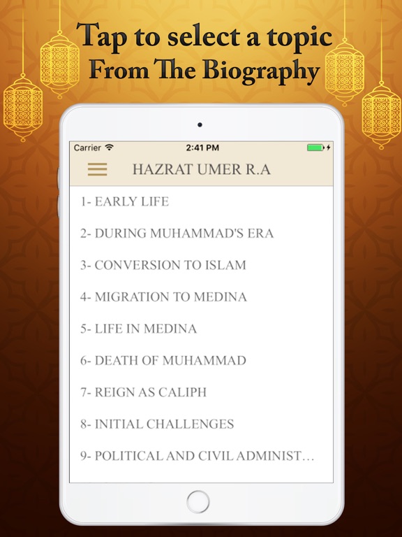 Hazrat Umar Farooq R.A Real Biography Quiz Quotes
