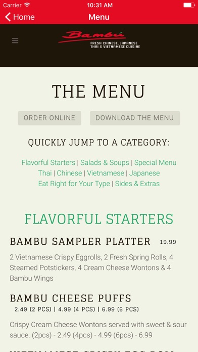 Bambu Restaurant screenshot 4
