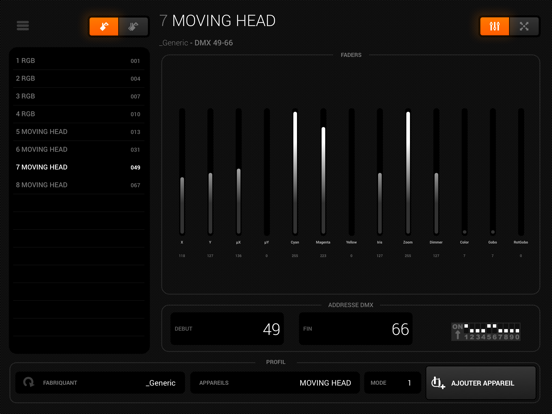 Screenshot #4 pour Light Rider- DMX Light Control