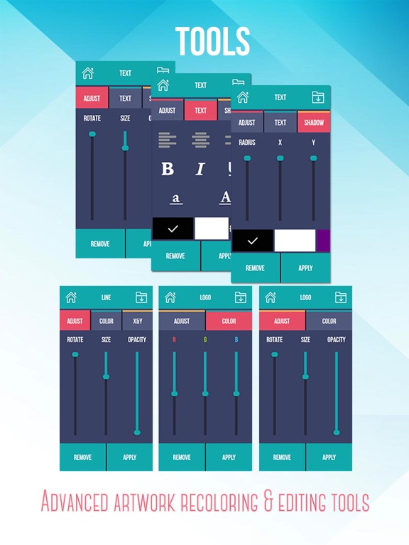 Business Card Creator & Maker iPad screenshot 4 - Photo & Video app