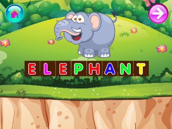 ABC Animals Practice Spelling iPad screenshot