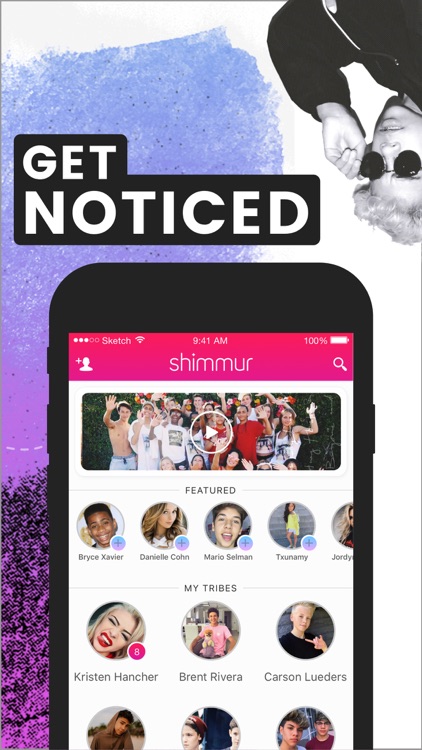 Shimmur - get noticed