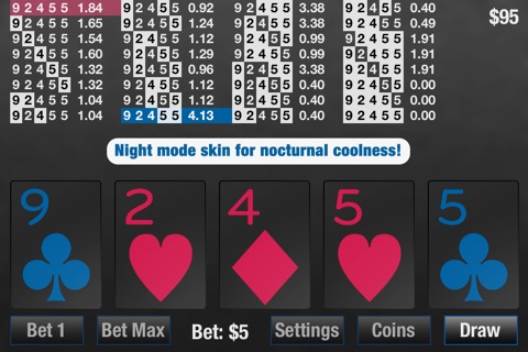 Video Poker Brain 9000 screenshot 3