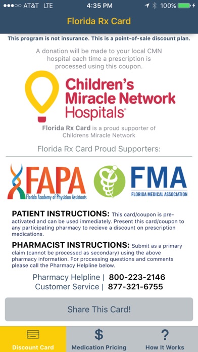 Florida Rx Card screenshot 2