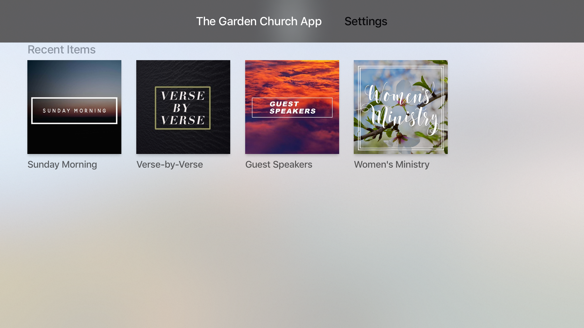 The Garden Church App