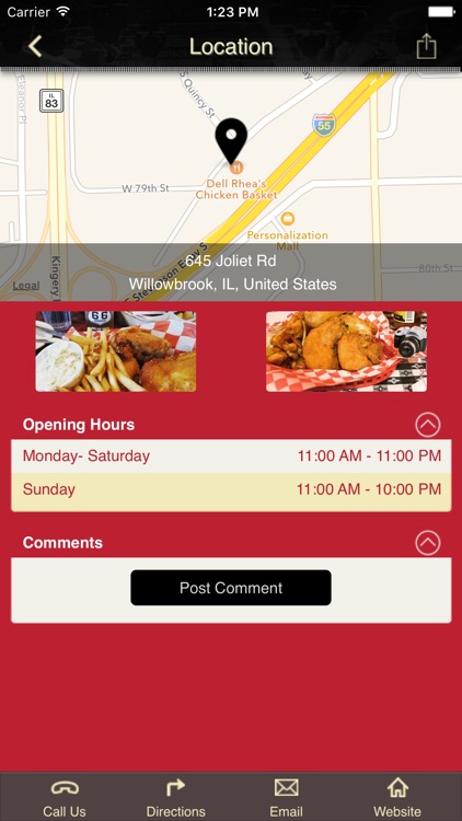 Dell Rhea's Chicken Basket