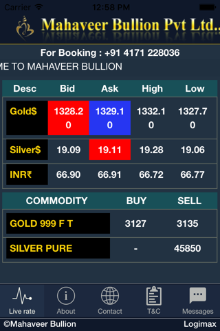 Mahaveer Bullion screenshot 2