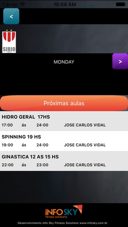 Mobile Aluno Clube Sirio screenshot-4