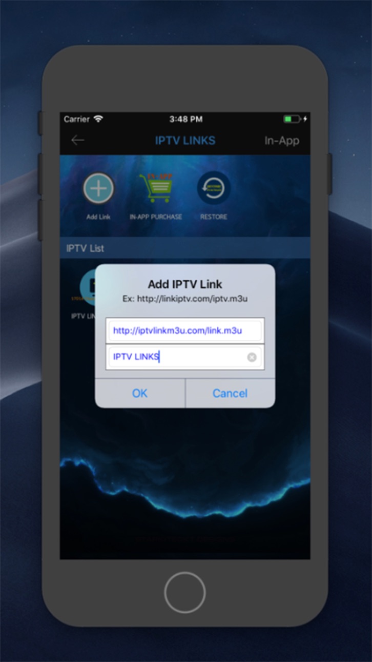 iPhone screenshot