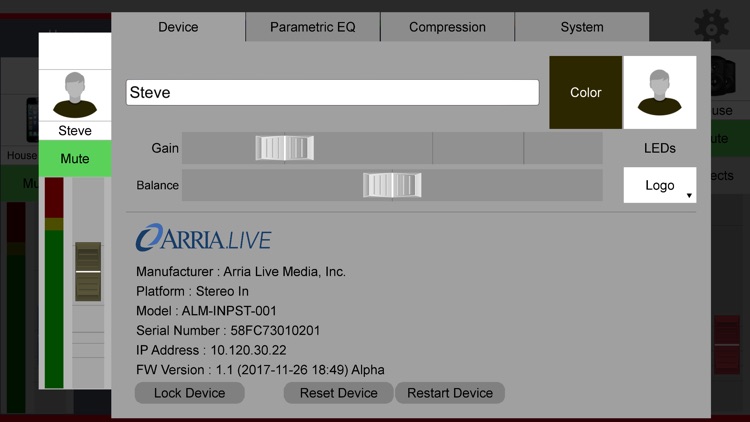 Arria.Live Controller