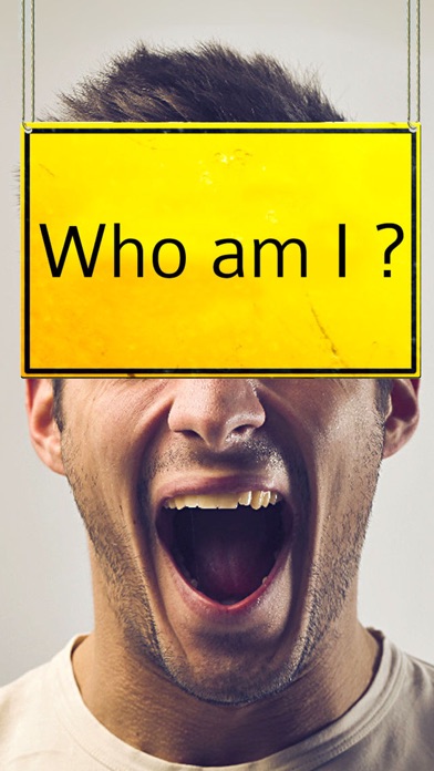 Who am I? Guessing Game Screenshot