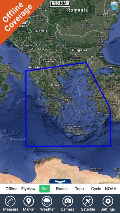 Boating Greece HD GPS Charts Screenshot