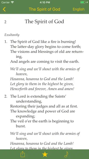 Скриншот LDS Hymns на iPhone 5