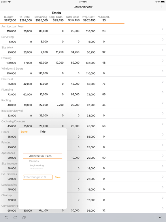 Screenshot #5 pour Construction Tracker