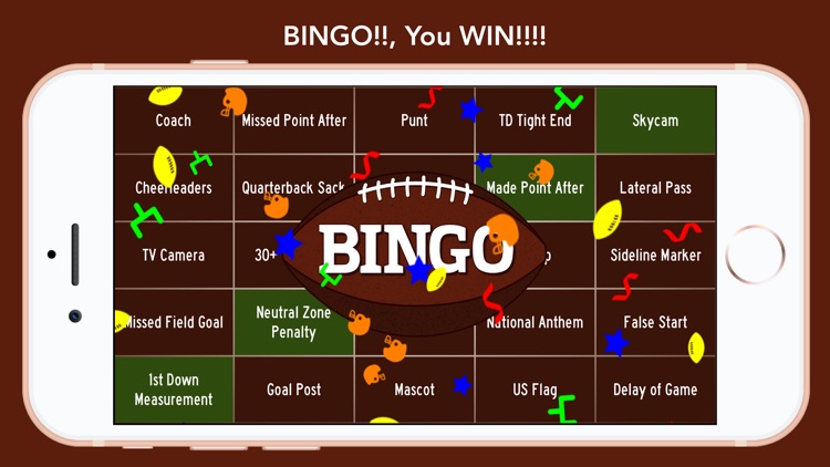 Football Bingo Game