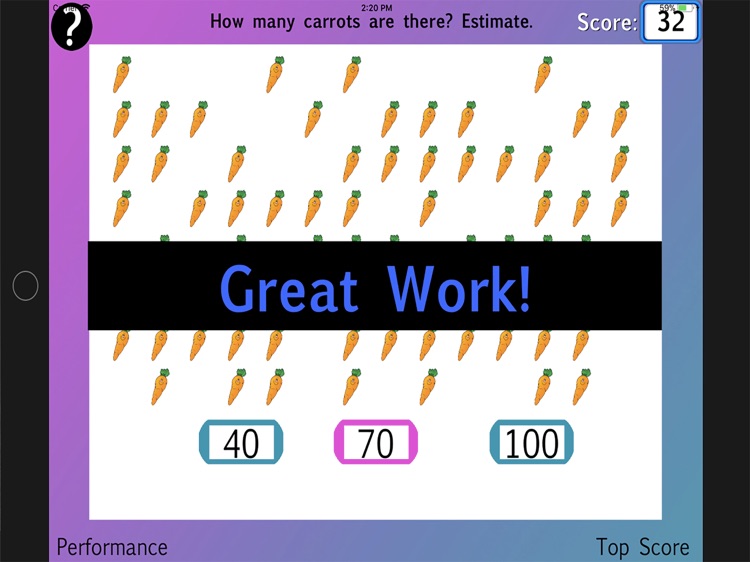 Estimate to the nearest ten