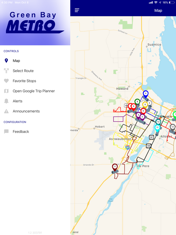 Screenshot #4 pour GBM Bus Tracker