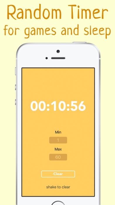 Screenshot #1 pour Random timer Interval randomizer for game & sleep