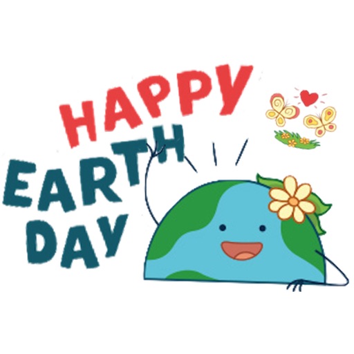 Happy Earth Day Sticker icon