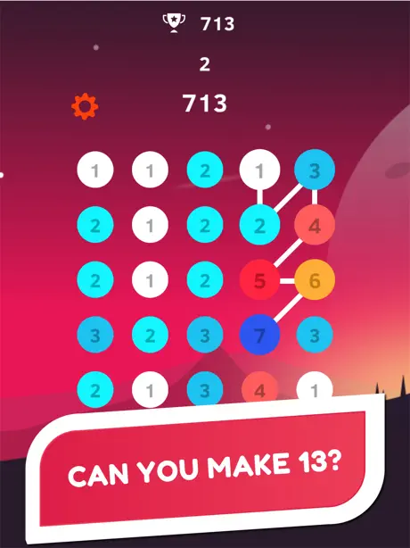 One Line Number - Brain Puzzle
