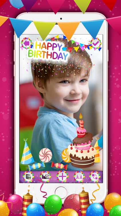Birthday Photo Montage Frame screenshot-3