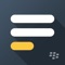 IMPORTANT NOTE: This version of the BlackBerry® Notes application is built for BlackBerry® Dynamics and will not operate without the necessary back-end software