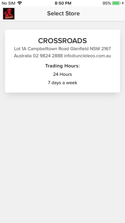 Uncle Leo's Food Ordering App