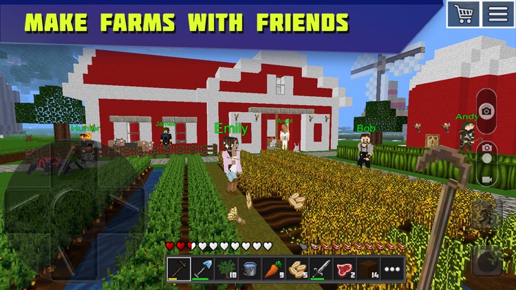 Planet of Cubes Survival Craft screenshot-3