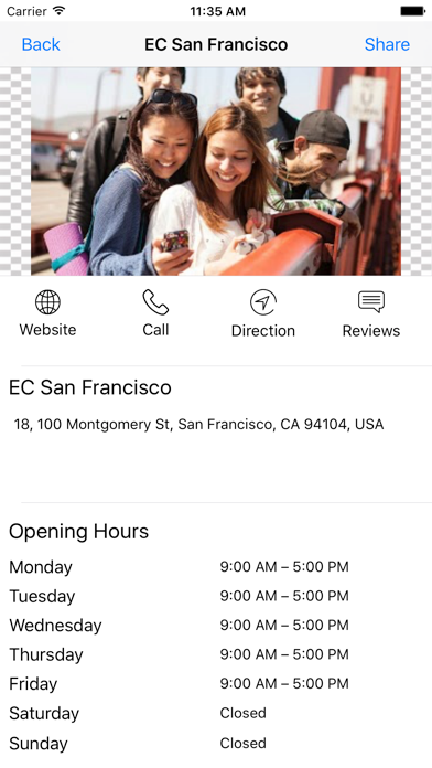 SchoolLocator screenshot