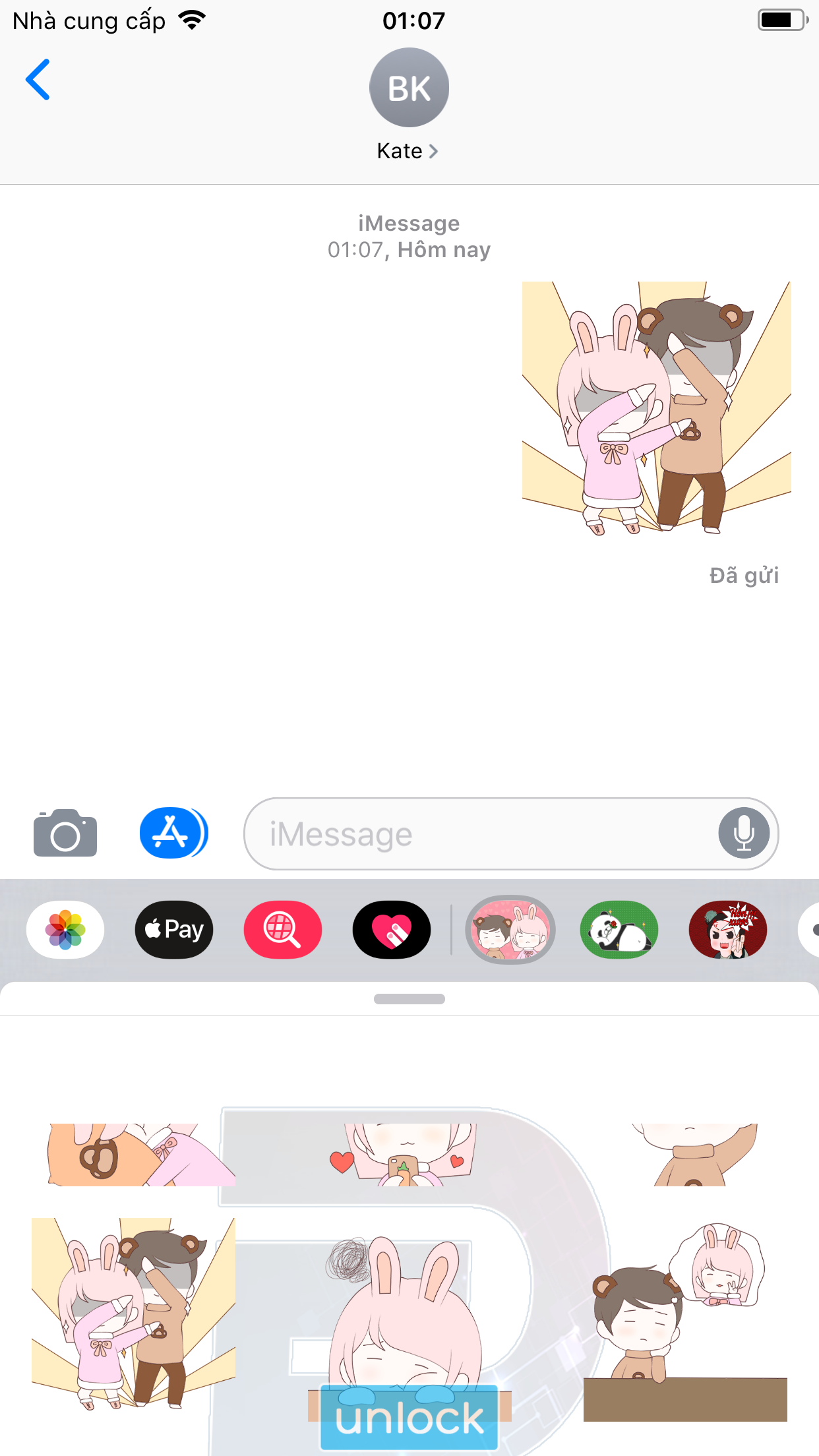 Bunny & Bear Stickers screenshot 3