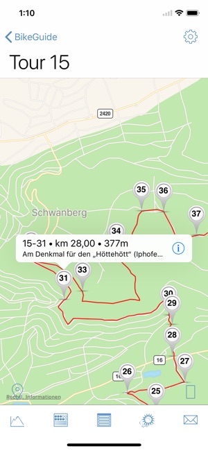 BikeGuide Steigerwald(圖2)-速報App