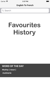 English To French Dictionary screenshot