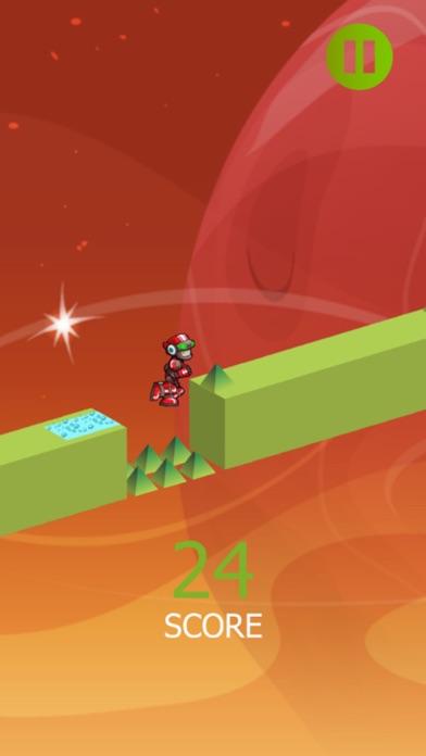 Red Robot Rangers Addictive Jump screenshot 2