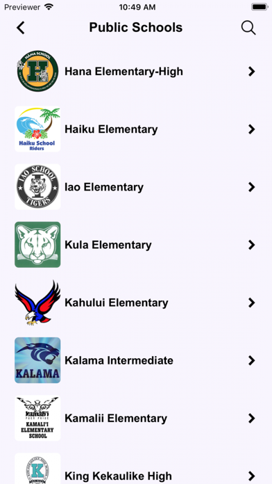 Maui Schools screenshot 2