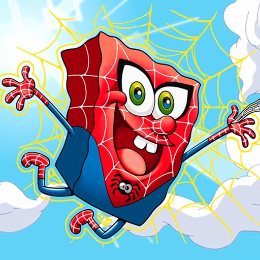 Sponge Boy Spider Adventure