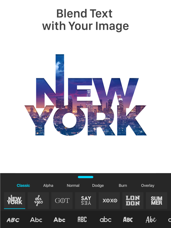 Photo Blender & Layers Overlay iPad screenshot 4 - Photo & Video app