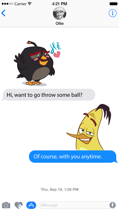 Angry Birds Stickersのおすすめ画像3