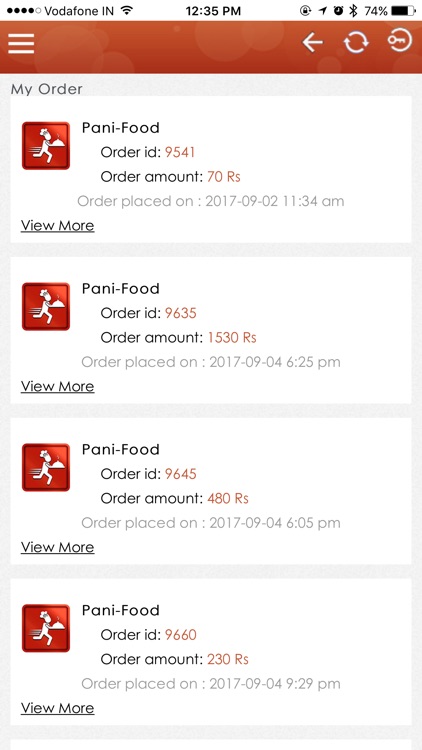 Pani Food Order screenshot-4