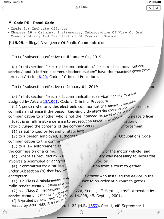 NM Laws, New Mexico Statutes iPad screenshot 5 - Reference app