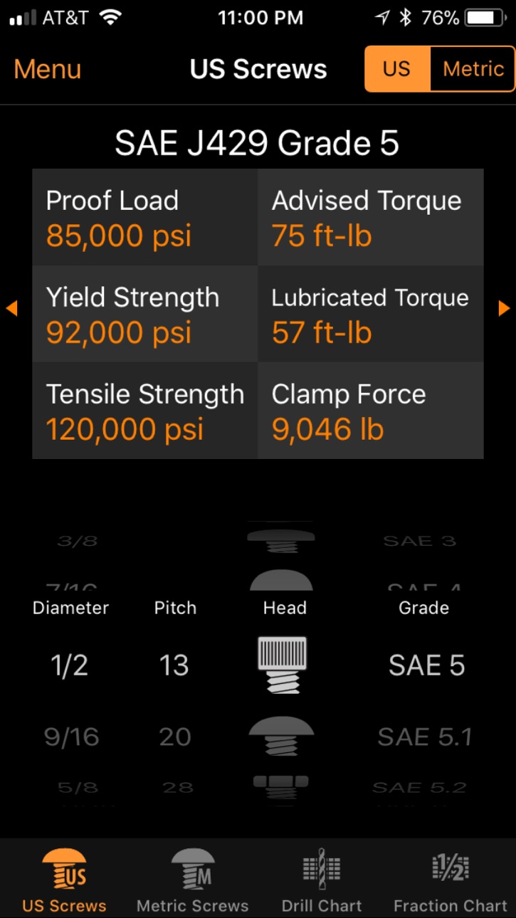iPhone screenshot