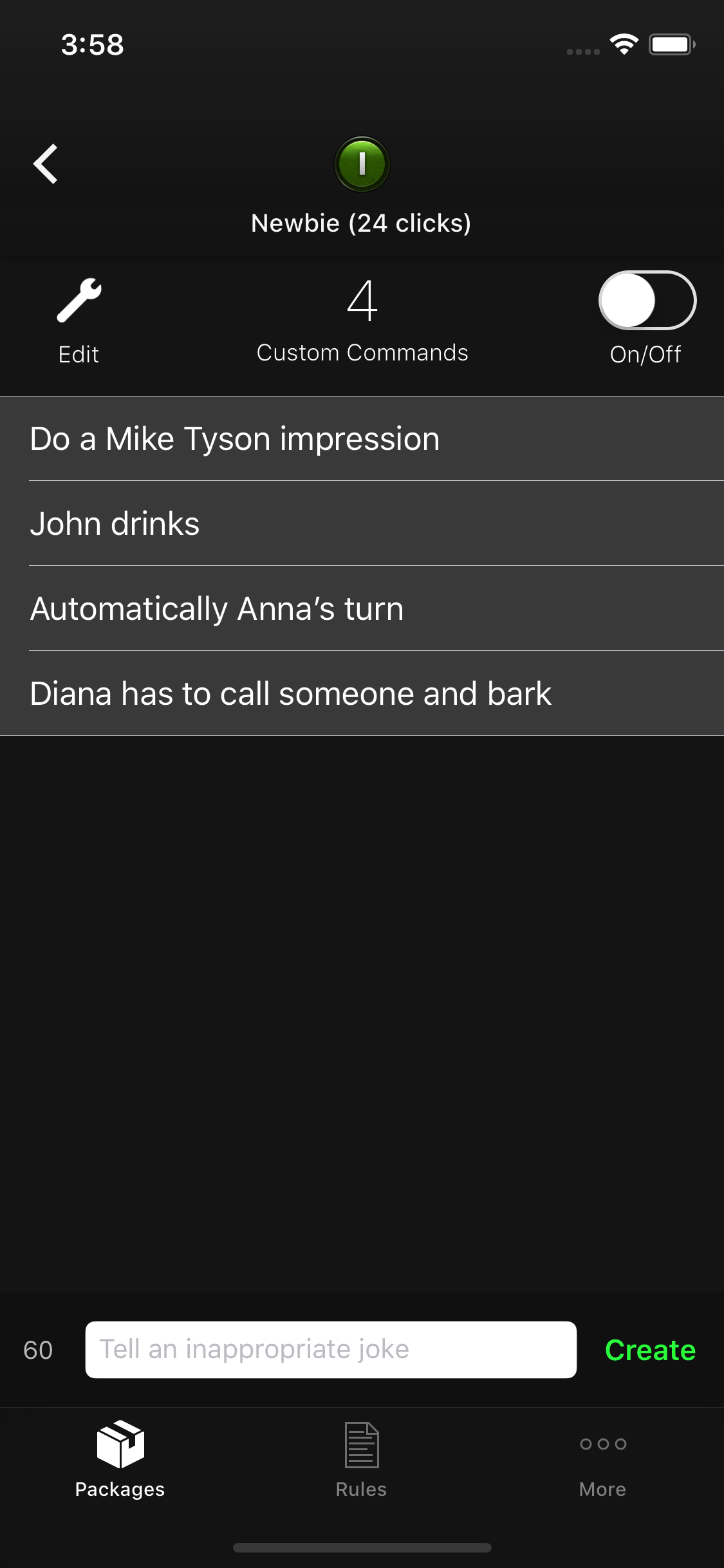 Drinking Game ("The Button")