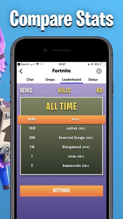 Drops.chat for Fortnite