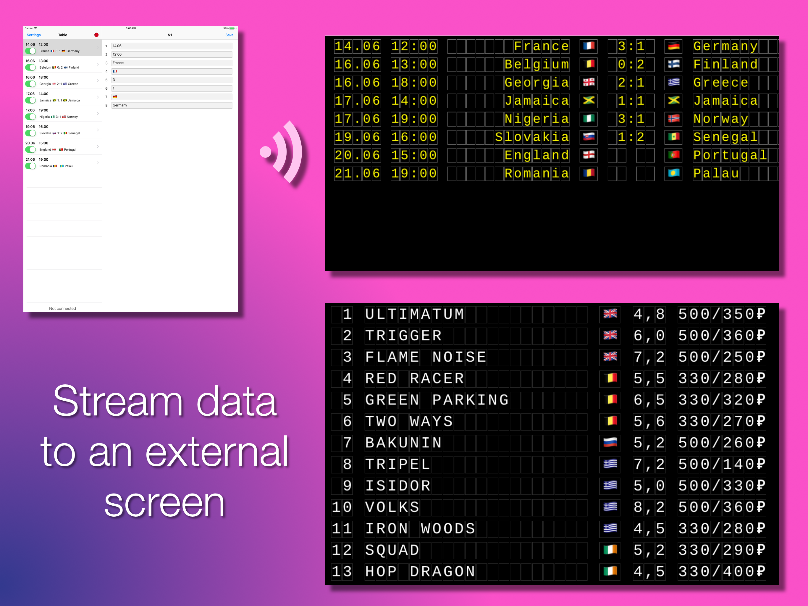 Table Display: external screen screenshot 6