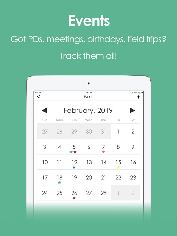 GoTeach - Teacher Planbook App iPad screenshot 4 - Education app