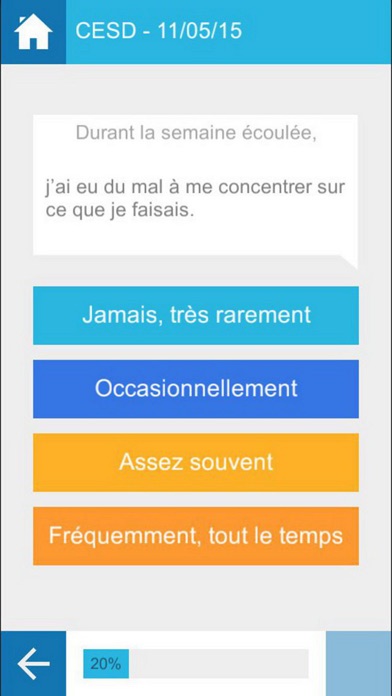 Screenshot #3 pour CESD - Test de Dépression